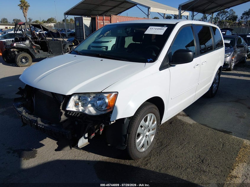 Vin: 2c4rdgbg7gr321516, lot: 46242713, dodge grand caravan se 20162