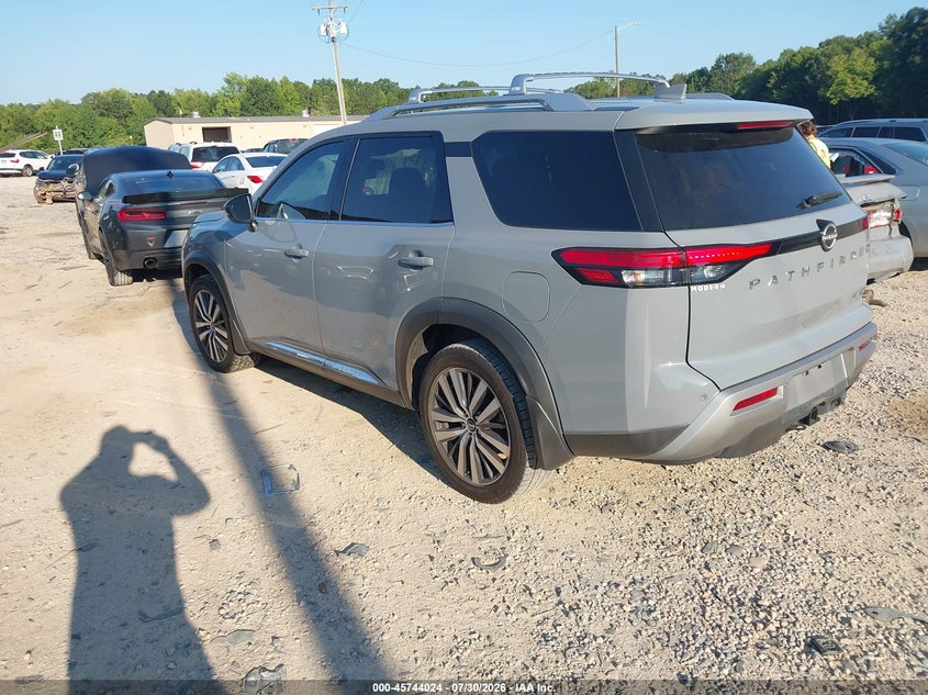 Vin: 5n1dr3dk1nc257691, lot: 46242728, nissan pathfinder platinum 4wd 20223