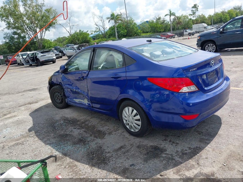 Vin: kmhct4ae2du359656, lot: 46242732, hyundai accent gls 20133