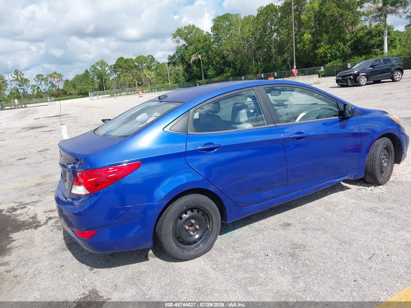 Vin: kmhct4ae2du359656, lot: 46242732, hyundai accent gls 20134