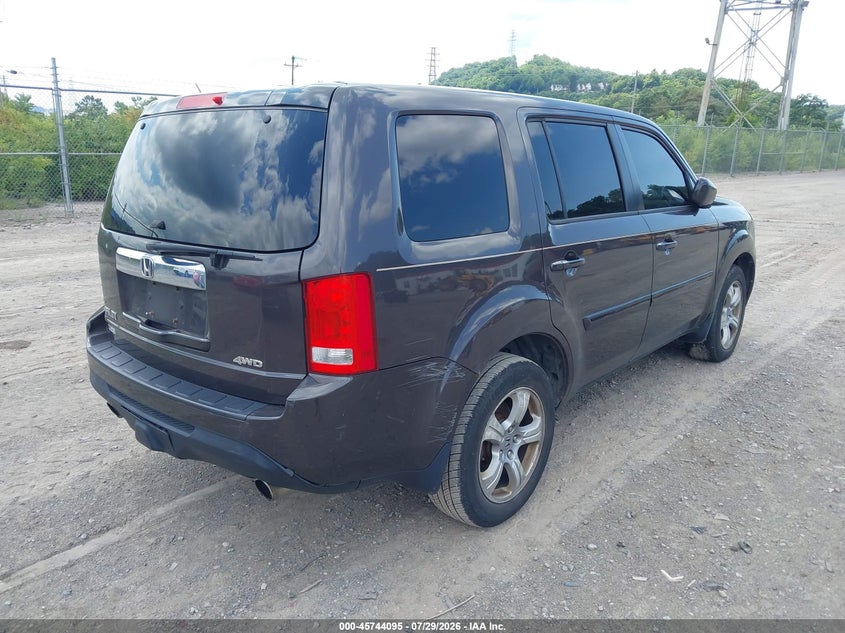 Vin: 5fnyf4h54db013656, lot: 46242799, honda pilot ex-l 20134