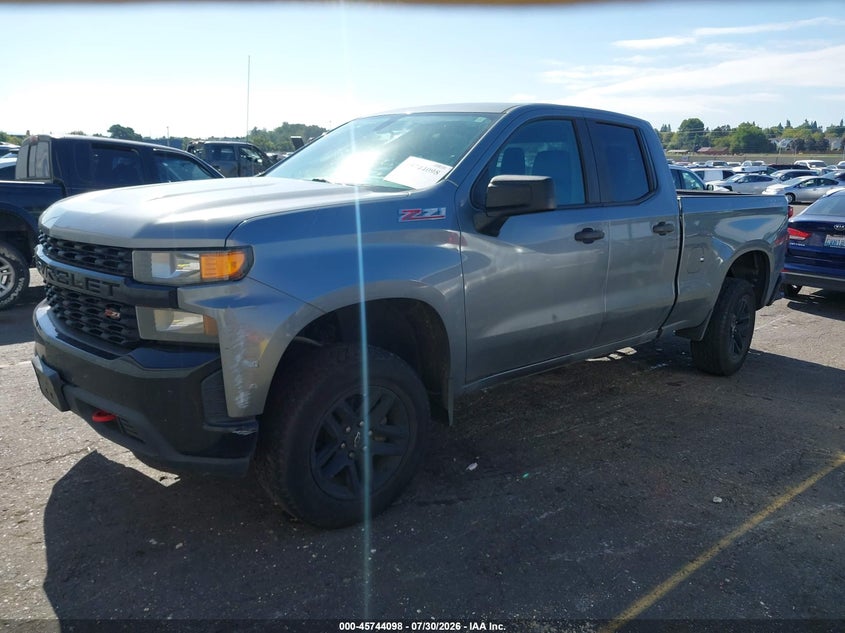 Vin: 1gcrycef6kz390244, lot: 46242802, chevrolet silverado 1500 custom trail boss 20192