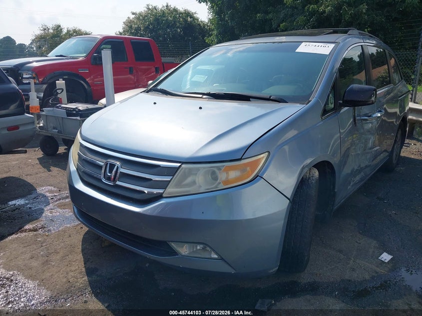 Vin: 5fnrl5h68bb019131, lot: 46242807, honda odyssey ex-l 20112