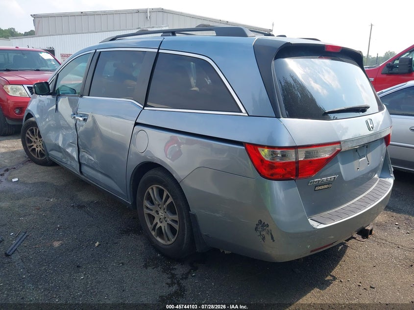 Vin: 5fnrl5h68bb019131, lot: 46242807, honda odyssey ex-l 20113