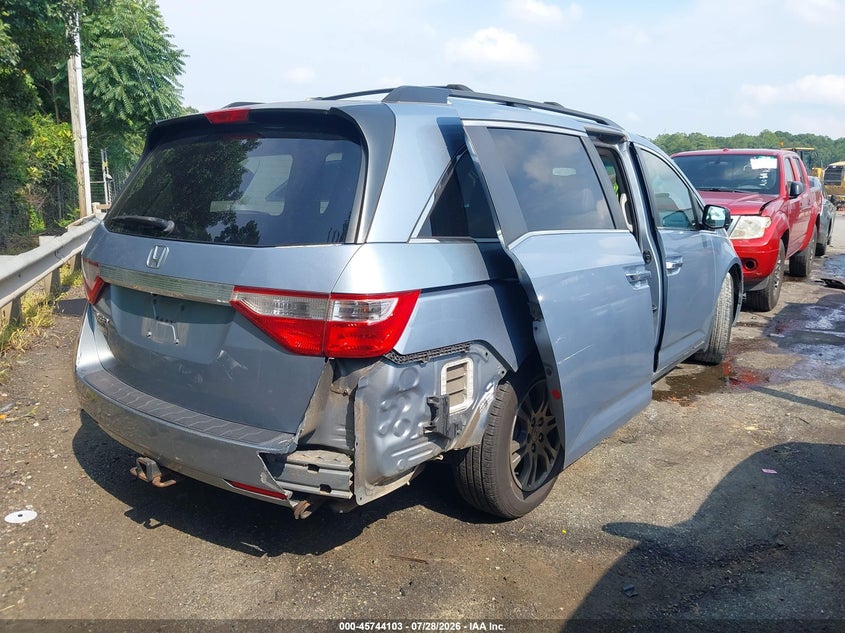 Vin: 5fnrl5h68bb019131, lot: 46242807, honda odyssey ex-l 20114