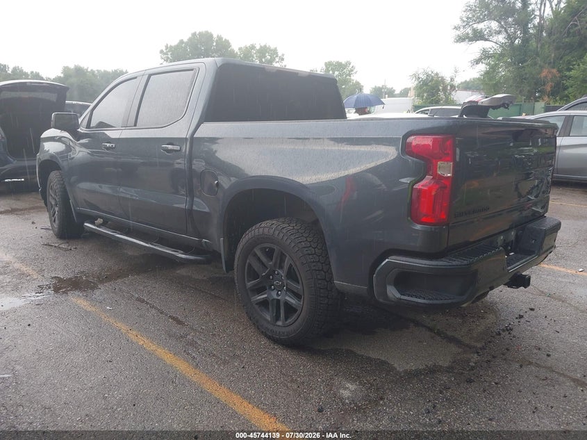 Vin: 1gcuyeed1nz182233, lot: 46242843, chevrolet silverado 1500 ltd 4wd  short bed rst 20223