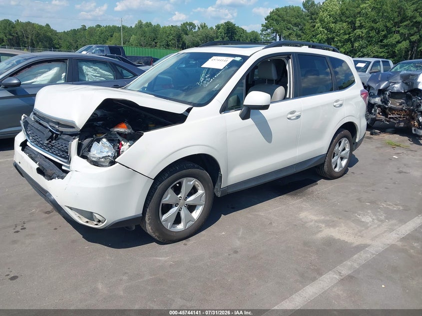 Vin: jf2sjahc0gh482833, lot: 46242845, subaru forester 2.5i limited 20162