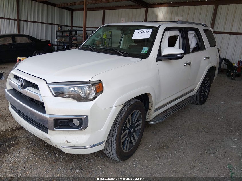 Vin: jtebu5jr6h5412134, lot: 46242869, toyota 4runner limited 20172