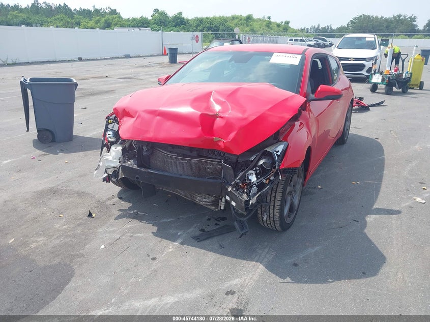 Vin: kmhtg6af7ku017075, lot: 46242884, hyundai veloster 2.0 20192