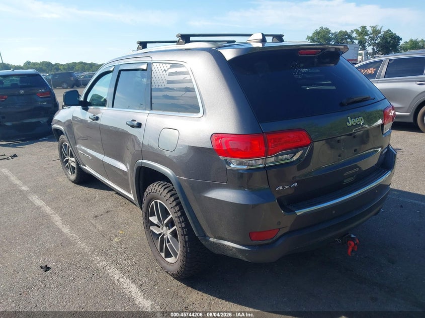 Vin: 1c4rjfbg7jc440914, lot: 46242910, jeep grand cherokee limited 4x4 20183