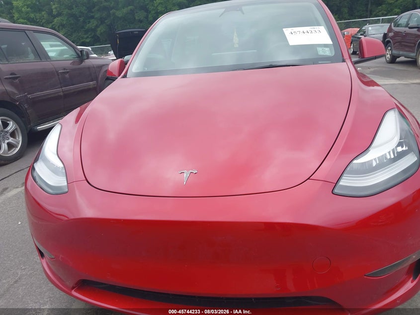 TESLA MODEL Y 2022 VIN 7SAYGDEEXNA022316