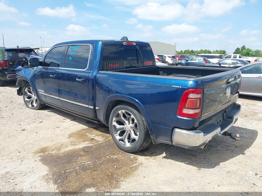 Vin: 1c6srfht9ln115873, lot: 46242944, ram 1500 limited  4x4 5'7 box 20203