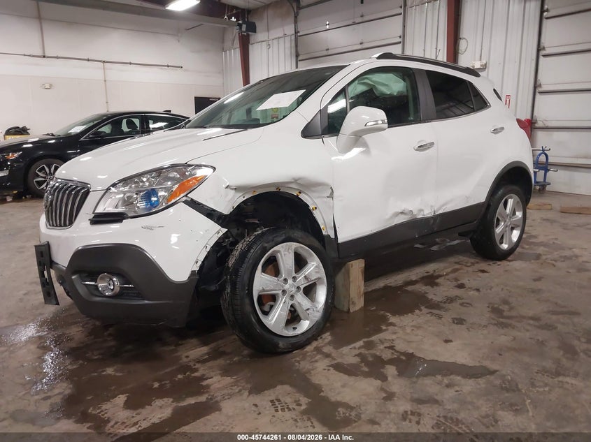 Vin: kl4cjfsbxgb545207, lot: 46242965, buick encore convenience 20162