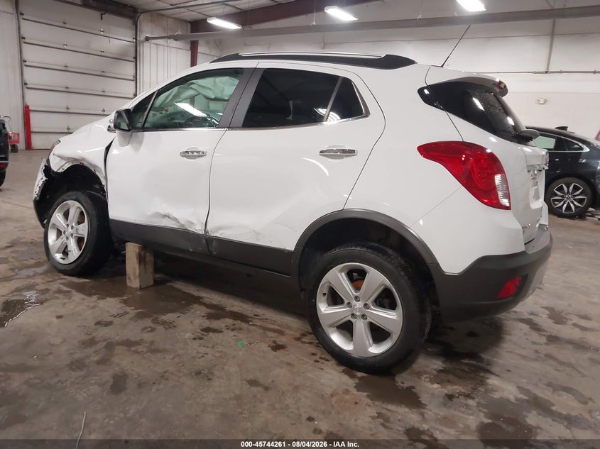 Vin: kl4cjfsbxgb545207, lot: 46242965, buick encore convenience 20163