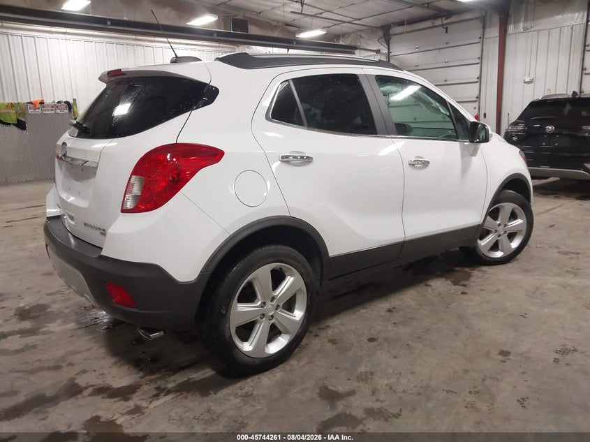 Vin: kl4cjfsbxgb545207, lot: 46242965, buick encore convenience 20164