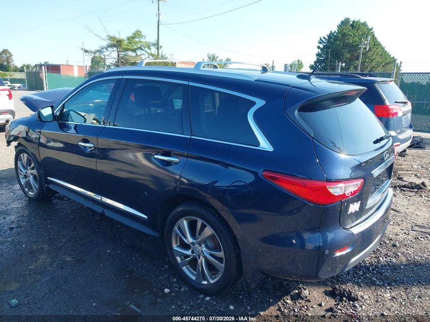 Vin: 5n1al0mmxfc554755, lot: 46242974, infiniti qx60 20153