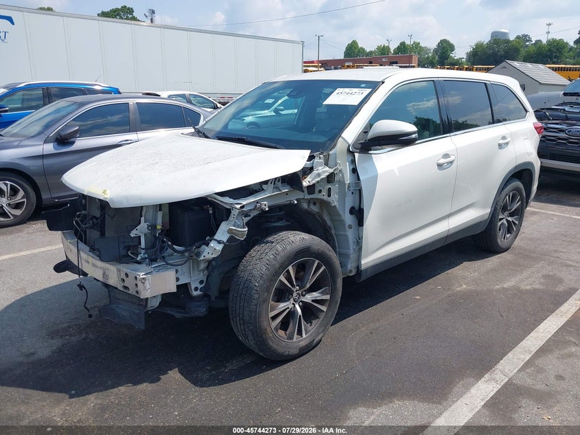 Vin: 5tdzarfh4ks059736, lot: 46242977, toyota highlander le 20192