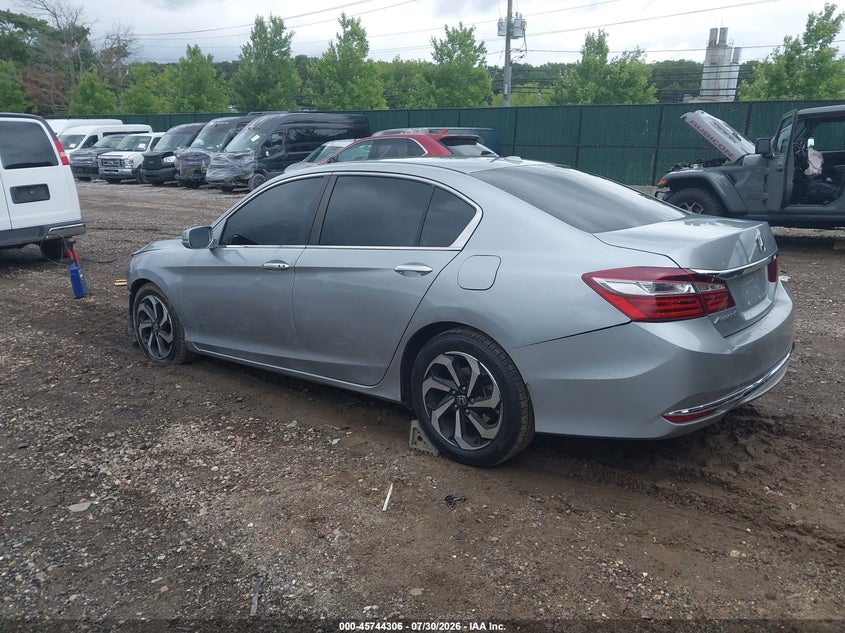 Vin: 1hgcr2f86ha002564, lot: 46243010, honda accord ex-l 20173