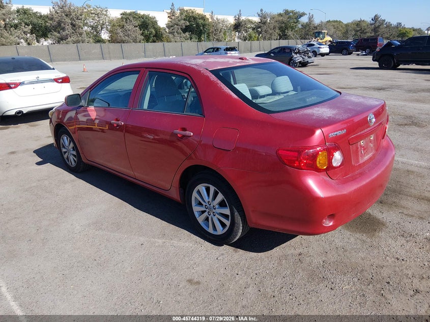 Vin: 2t1bu4ee3ac518605, lot: 46243023, toyota corolla le 20103
