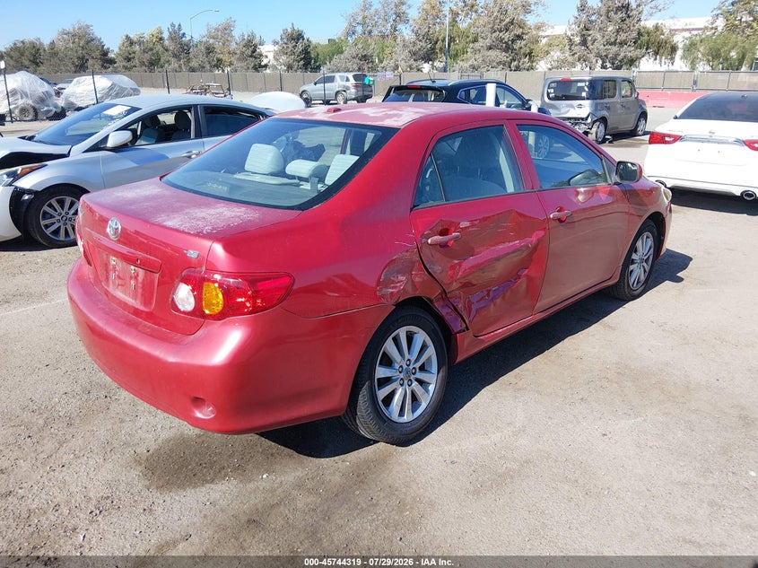Vin: 2t1bu4ee3ac518605, lot: 46243023, toyota corolla le 20104