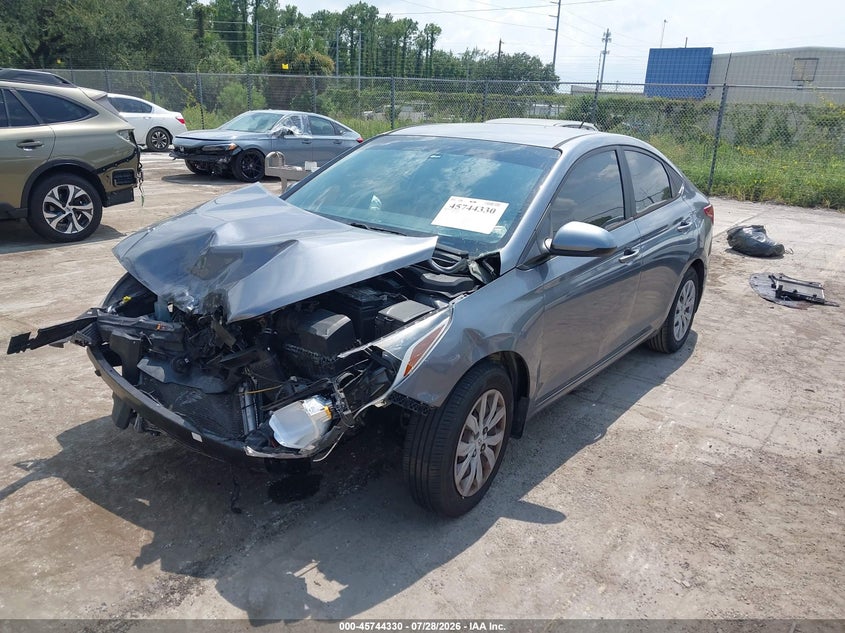 Vin: 3kpc24a69le126046, lot: 46243033, hyundai accent se 20202