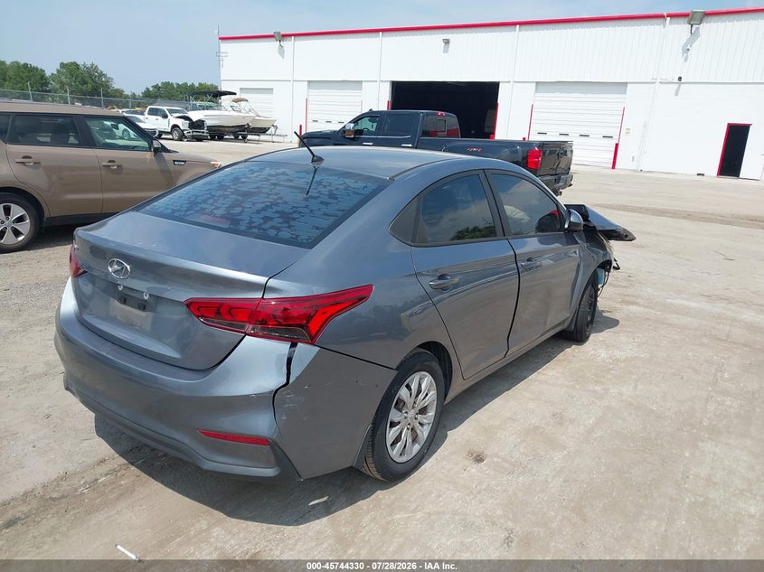 Vin: 3kpc24a69le126046, lot: 46243033, hyundai accent se 20204