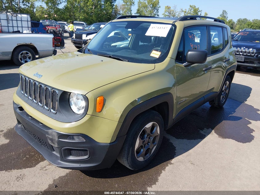 2015 Jeep Renegade, Правый бок, IAAI, VIN ZACCJAAH6FPC03322 — фото 2