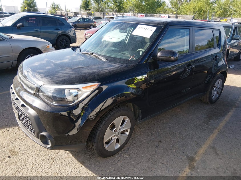 Vin: kndjn2a26f7205971, lot: 46243078, kia soul 20152