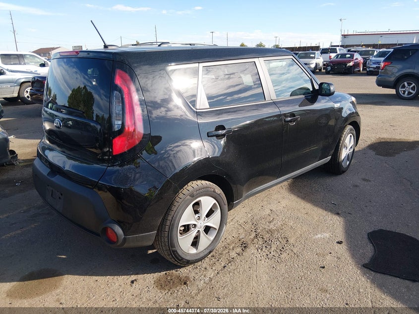 Vin: kndjn2a26f7205971, lot: 46243078, kia soul 20154
