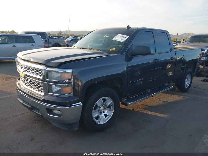 Vin: 1gcrcrec4ez142957, lot: 46243089, chevrolet silverado 1500 lt 20142