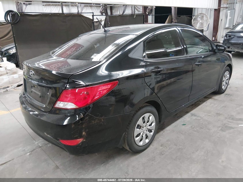 Vin: kmhct4ae6gu157634, lot: 46243166, hyundai accent se 20164