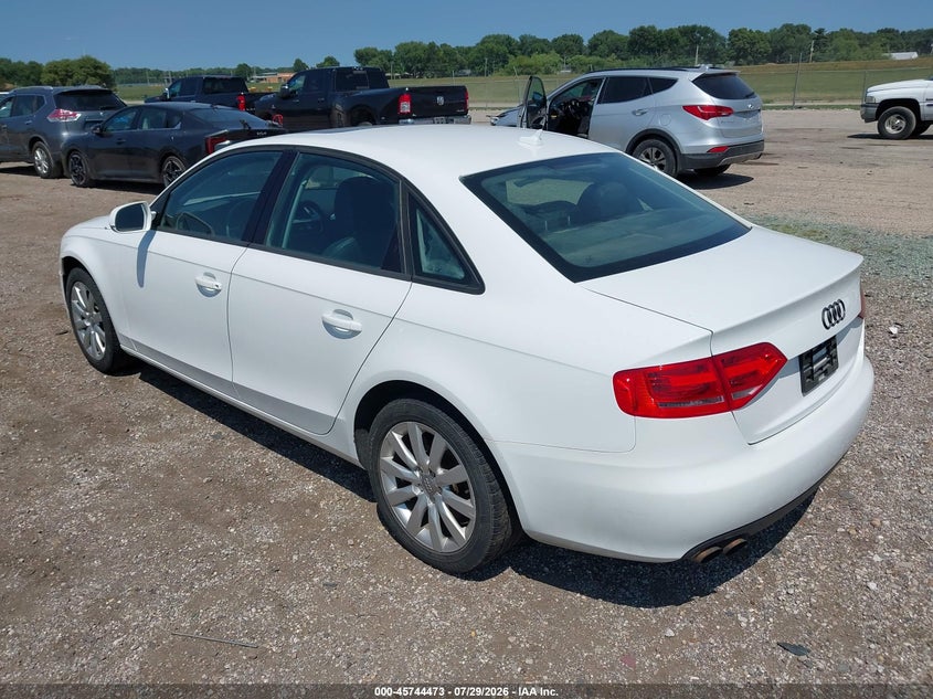 Vin: waubfaflxca114100, lot: 46243177, audi a4 2.0t premium 20123