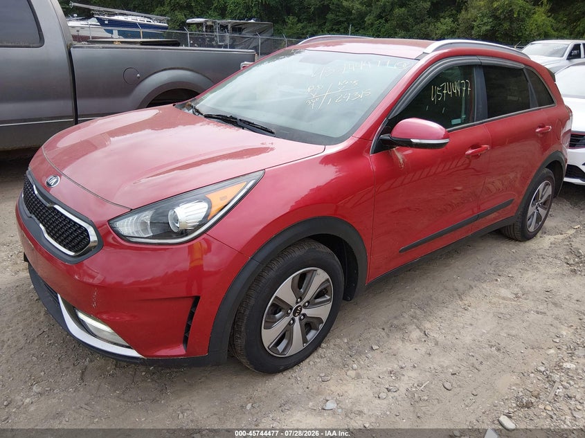 Vin: kndcc3lcxk5240075, lot: 46243181, kia niro ex 20192