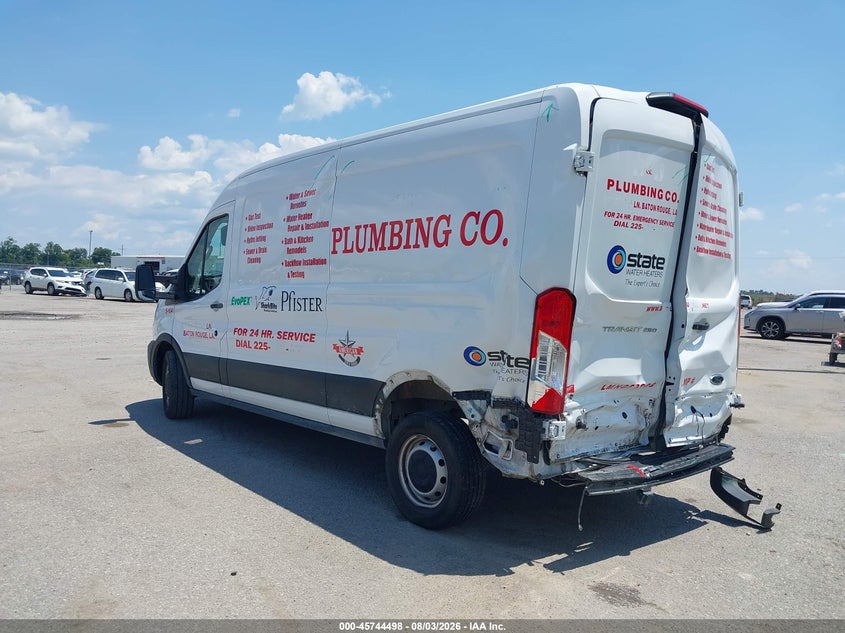 Vin: 1ftbr1c84pkb62248, lot: 46243201, ford transit-250 20233