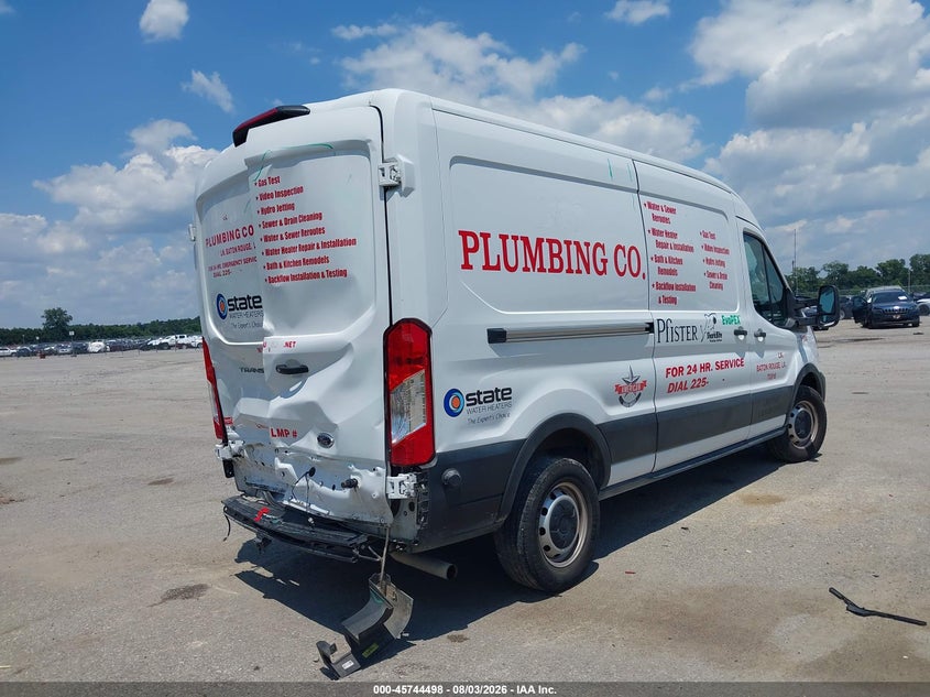 Vin: 1ftbr1c84pkb62248, lot: 46243201, ford transit-250 20234