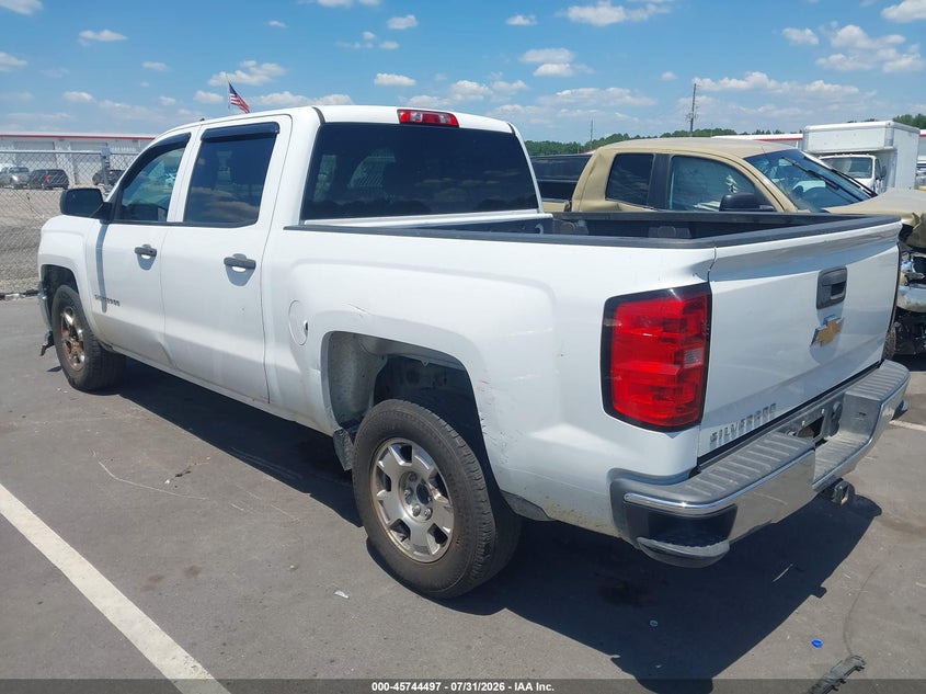 Vin: 3gcpcpec4fg521809, lot: 46243203, chevrolet silverado 1500 ls 20153