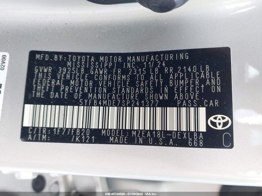 TOYOTA COROLLA - zdjęcie 9