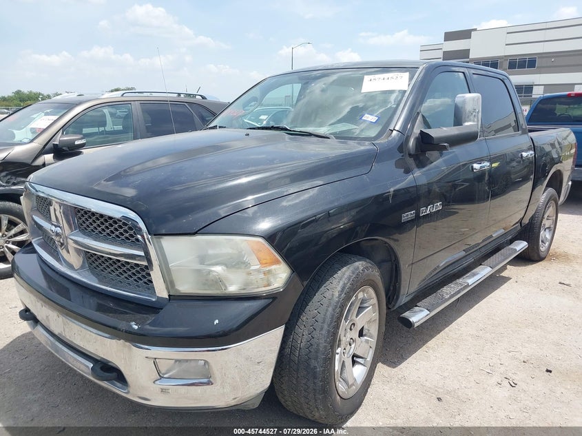 Vin: 1d7rv1ct8as219952, lot: 46243233, dodge ram 1500 laramie 20102