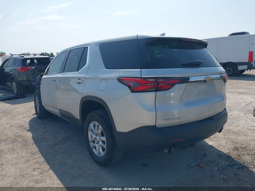 Vin: 1gnerfkw6nj105876, lot: 46243246, chevrolet traverse fwd ls 20223