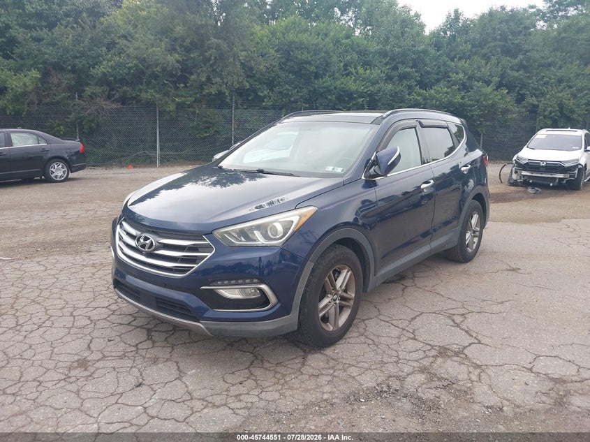 Vin: 5xyzudlb7hg399673, lot: 46243255, hyundai santa fe sport 2.4l 20172