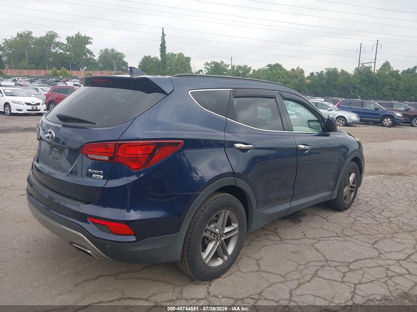 Vin: 5xyzudlb7hg399673, lot: 46243255, hyundai santa fe sport 2.4l 20174