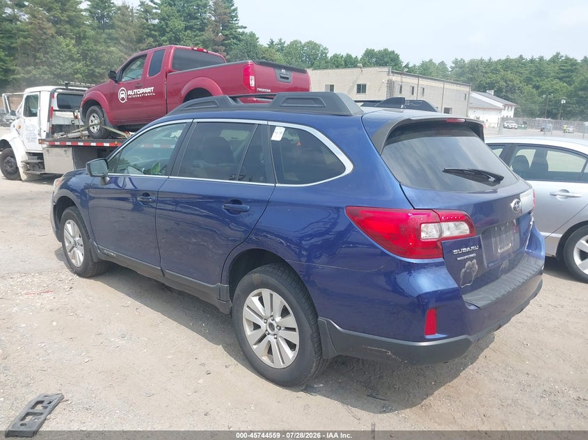 Vin: 4s4bsadcxg3320833, lot: 46243263, subaru outback 2.5i premium 20163