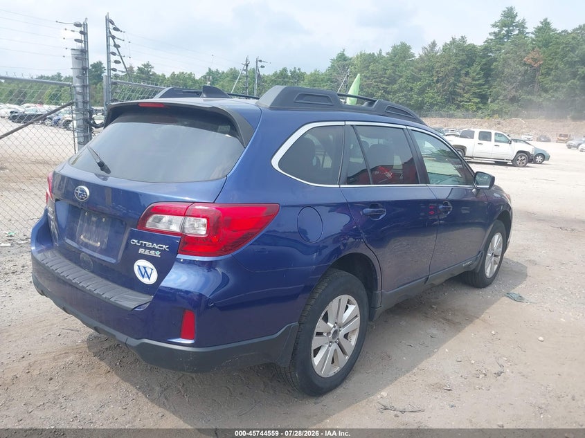 Vin: 4s4bsadcxg3320833, lot: 46243263, subaru outback 2.5i premium 20164
