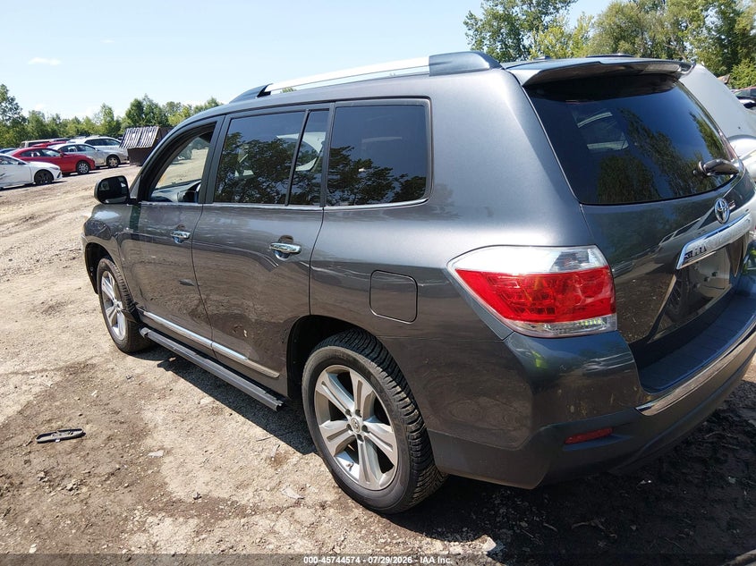 Vin: 5tddk3eh5cs093532, lot: 46243278, toyota highlander limited v6 20123