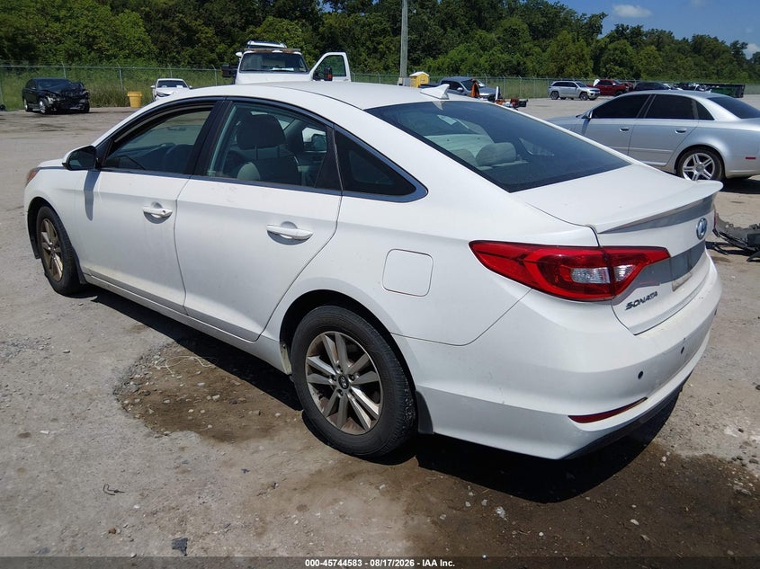 Vin: 5npe24af3fh205303, lot: 46243287, hyundai sonata se 20153