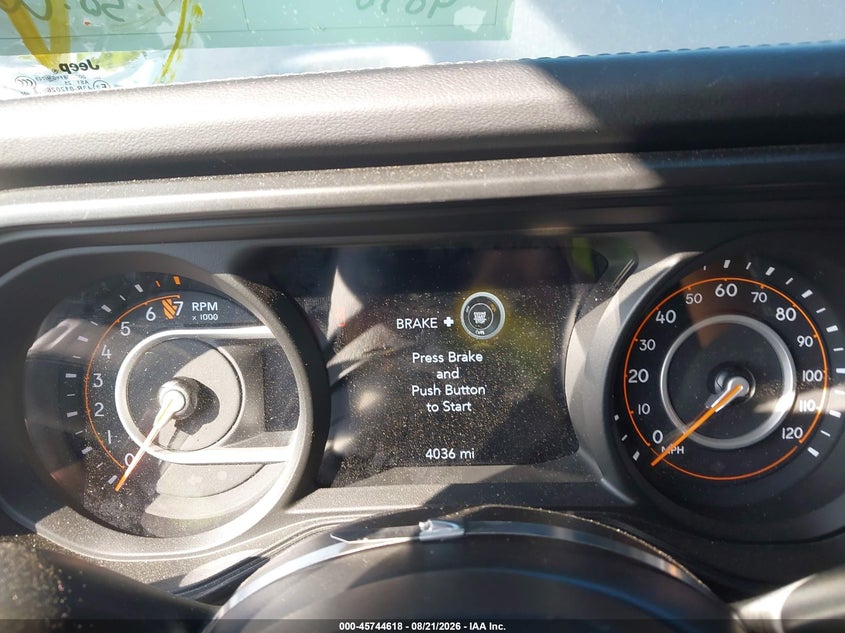 JEEP GLADIATOR 2025 VIN 1C6RJTEG7SL546072