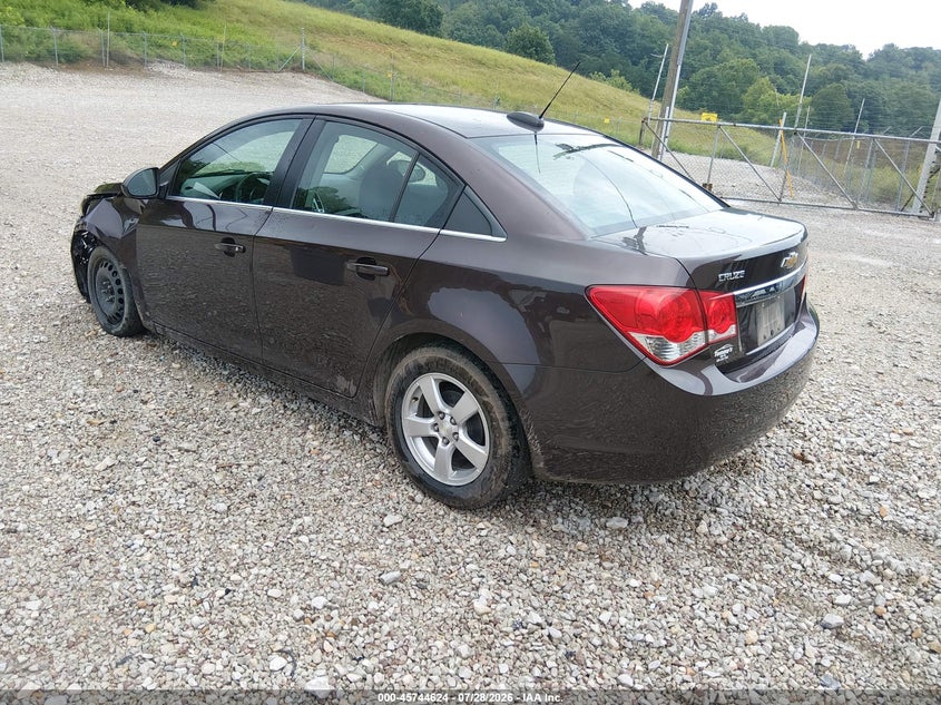 Vin: 1g1pc5sb2f7237552, lot: 46243328, chevrolet cruze 1lt auto 20153