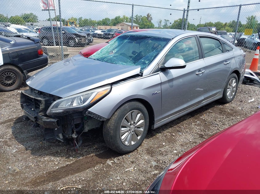 Vin: kmhe24l10ga026433, lot: 46243340, hyundai sonata hybrid se 20162