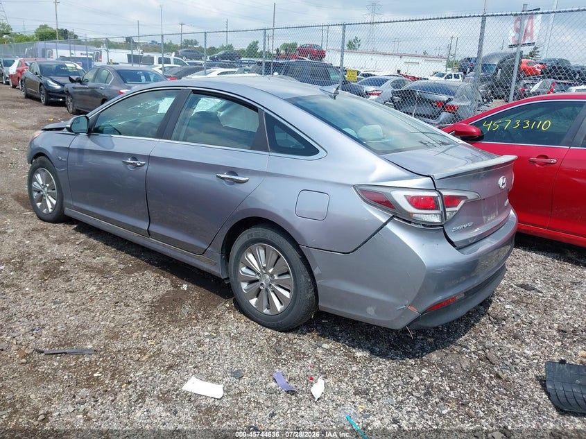 Vin: kmhe24l10ga026433, lot: 46243340, hyundai sonata hybrid se 20163