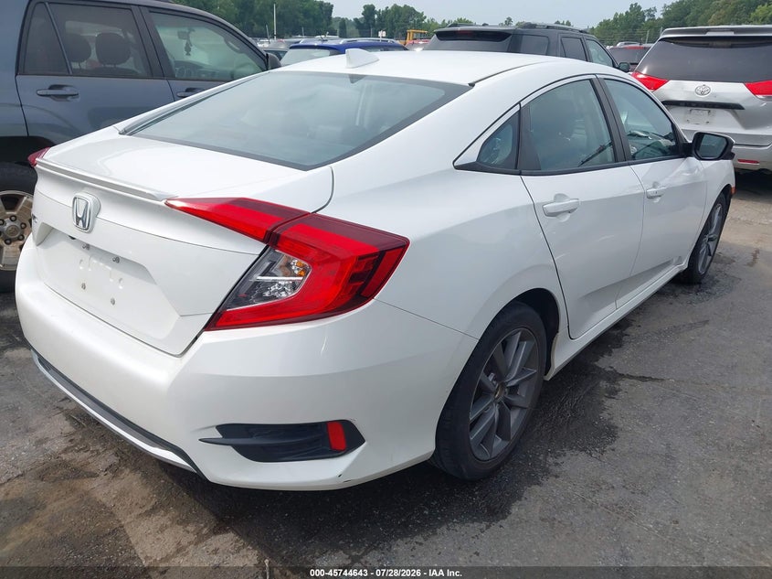 Vin: 19xfc1f73ke011970, lot: 46243347, honda civic ex-l 20194